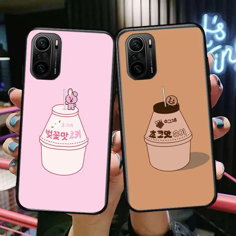 

B-baby bottle Phone Case For xiaomi redmi POCO F1 F2 F3 X3 Pro M3 9C 10T Lite NFC Black Cover Silicone Back Prett mi 10 ultra co
