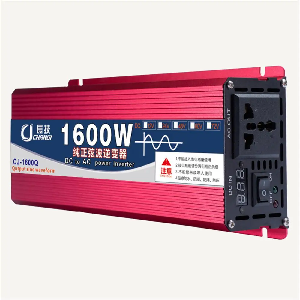 

1000w 1600w 2200w 3000w Pure Sine Wave Inverter Pure Sine Wave Universal Pure Sine Wave Voltage Converter Portable
