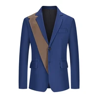 autumn 2022 mens slim western style suit casual fashion suit with color mens large size coat high quality suit coat m 3xl