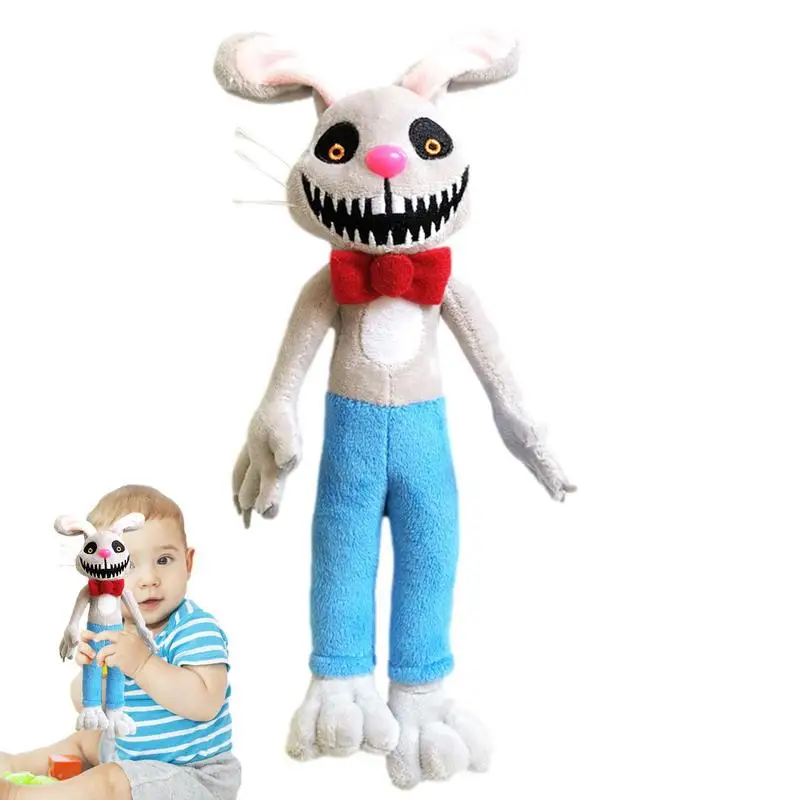

30cm Mr Hopps Playhouse 2 Plush Toy Stuffed Rabbit Toys Kawaii Mr Hopp Miss Bo Figure Soft Birthday Gifts For Boys And Girls