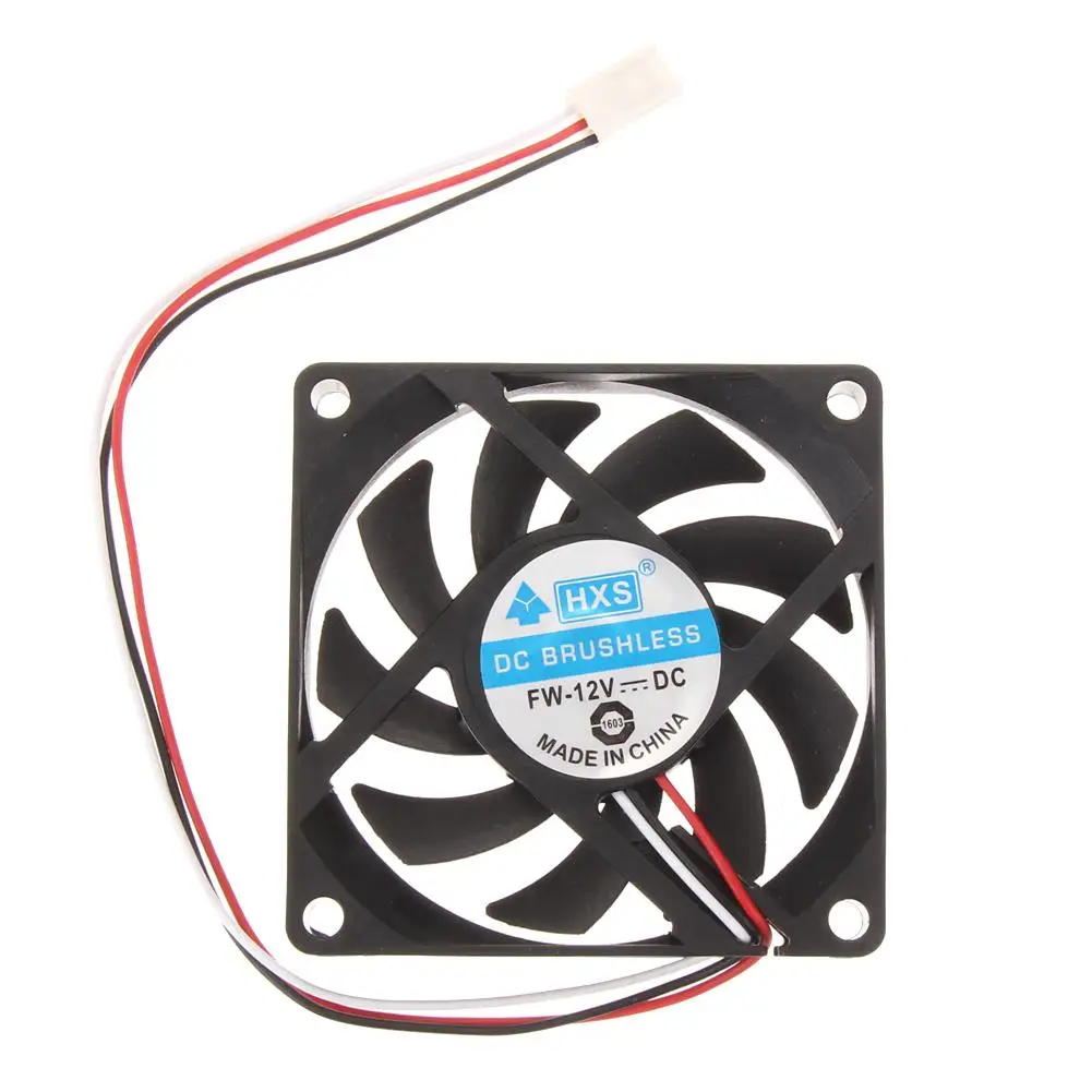 

12V 3pin CPU PC Computer Case Fan 70mm High Speed Cooling Fan Heatsink Desktop Fans PC Accessories Computer Fan Radiator