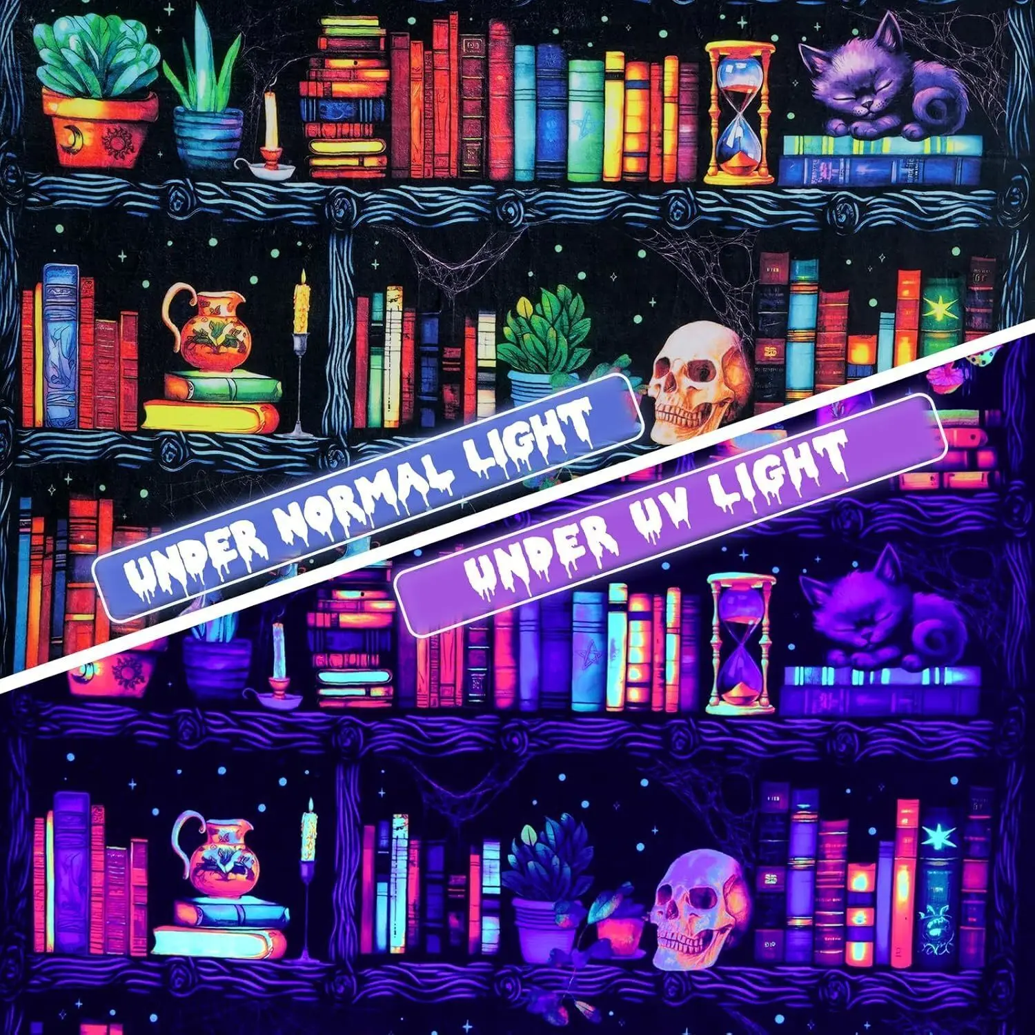 Новые Индивидуальные одеяла искусственное одеяло в виде черепа Волшебная книга