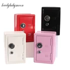 Ins ящик для хранения, органайзер, железная розовая настольная декоративная коробка, копилка, Металлический мини-шкаф, ящик для хранения денег, кавайная коробка для хранения