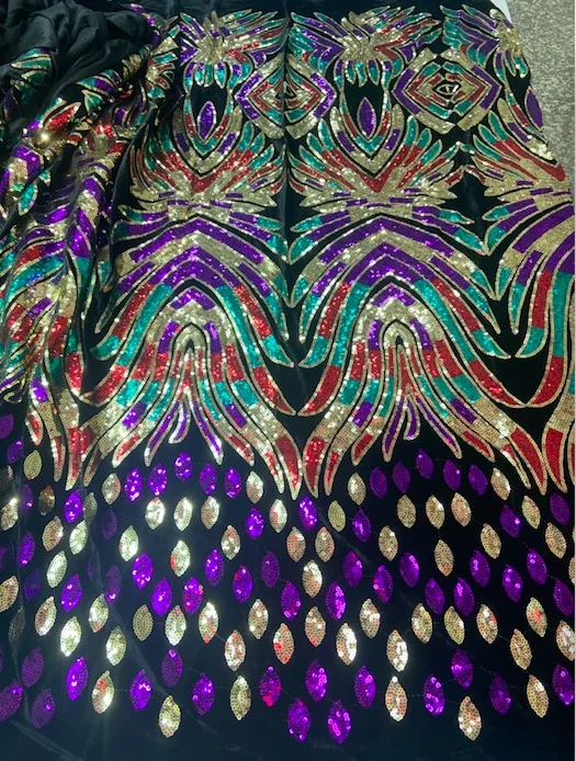 

Новейшая африканская вышитая Тюлевая сетчатая ткань с бусинами, высококачественное роскошное Сетчатое кружево с блестками для вечернего или праздвечерние чного платья