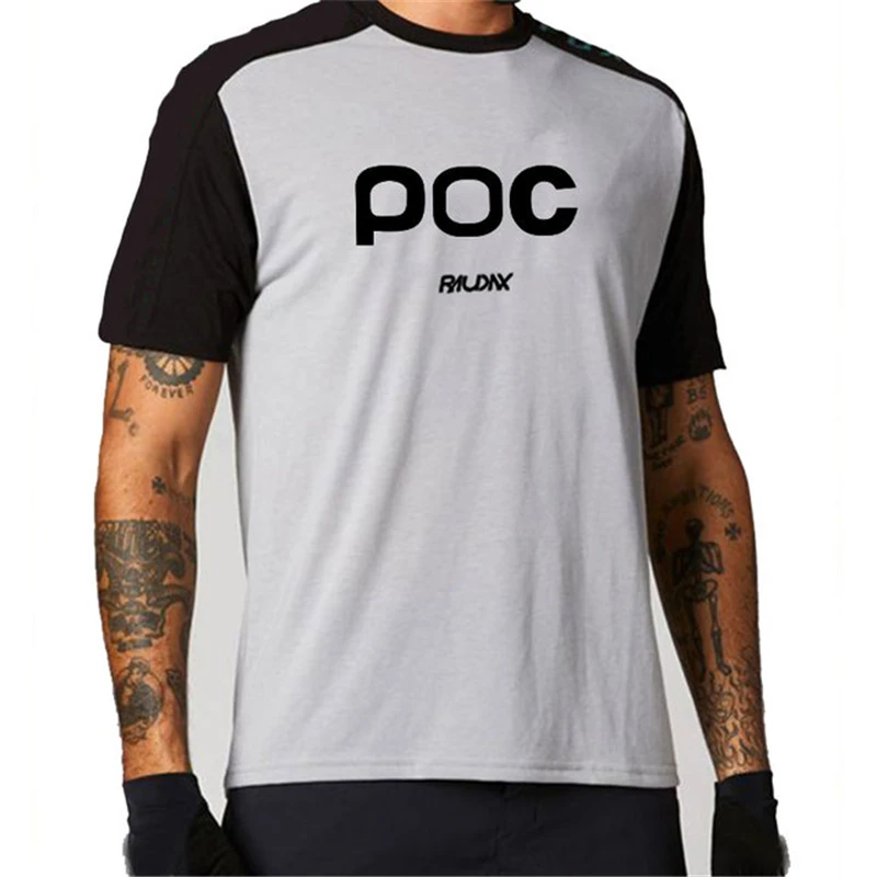 

Raudax POC High Quality Men Cycling Uniforms Custom Bike Clothing Sublimation Cycling Jersey MTB MOTO Cycling Jersey Quality Men