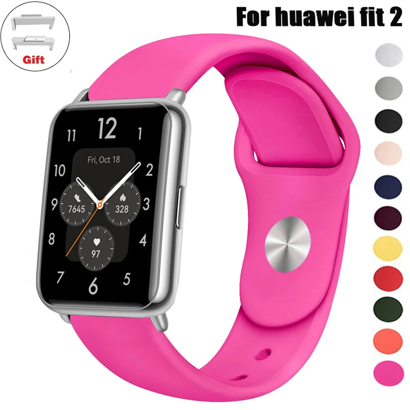 

Breathable Silicone Band For huawei fit 2 strap smart watch wristband Sport correa vitality bracelet huawei fit2 NEW Accessories