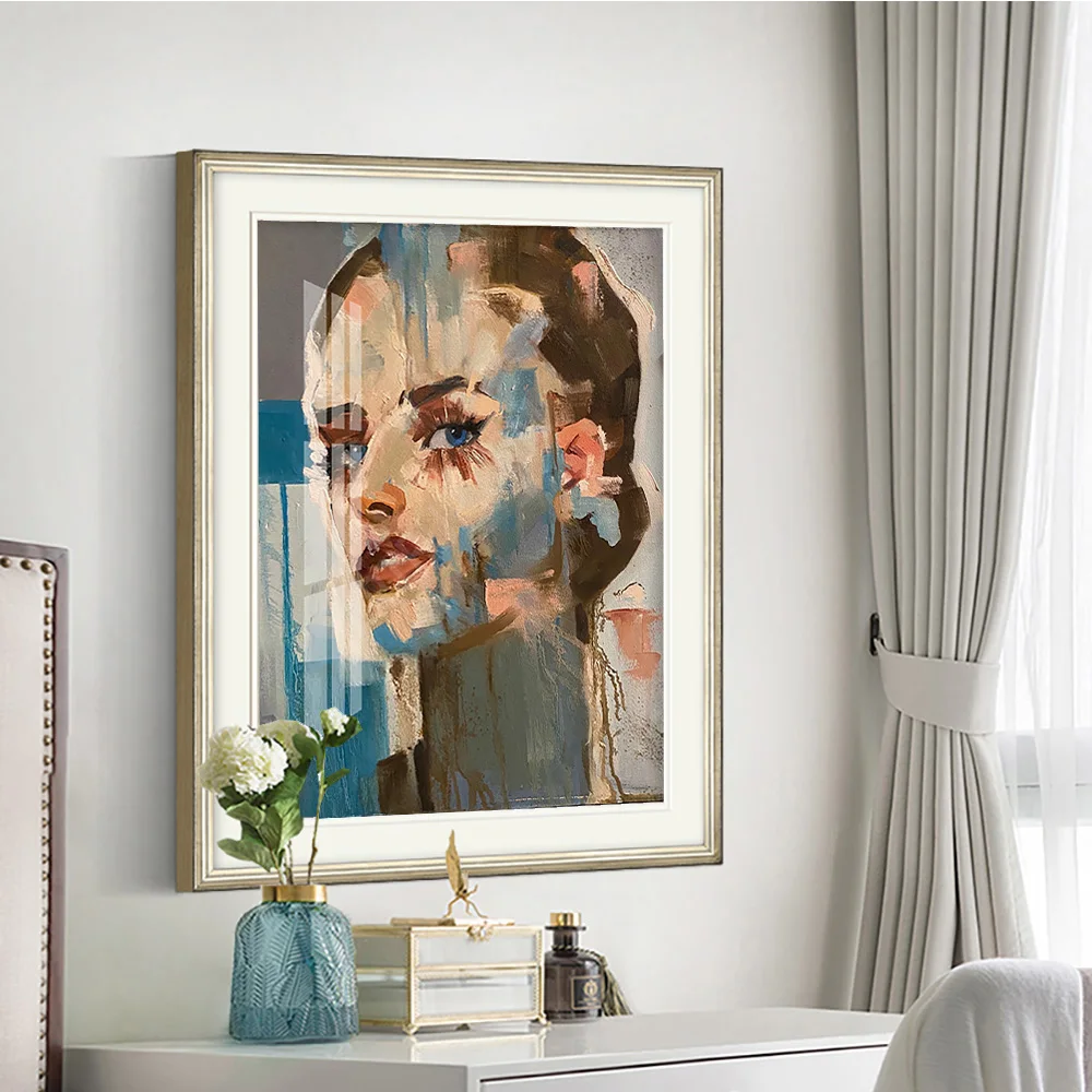 Katya Shaposhnikova печать постер поп-арт третья леди холст картина женщина портрет Стена