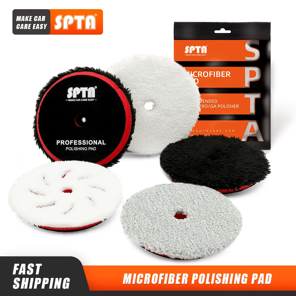 (Single Sale) SPTA 3"/5"/6" Fast Finishing Microfiber Polish
