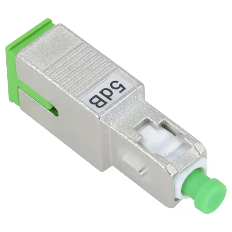 5 шт./пакет SC(папа)/APC-SC(мама)/APC одномодовый оптоволоконный аттенюатор SC/APC-SC/APC 1 дБ 2