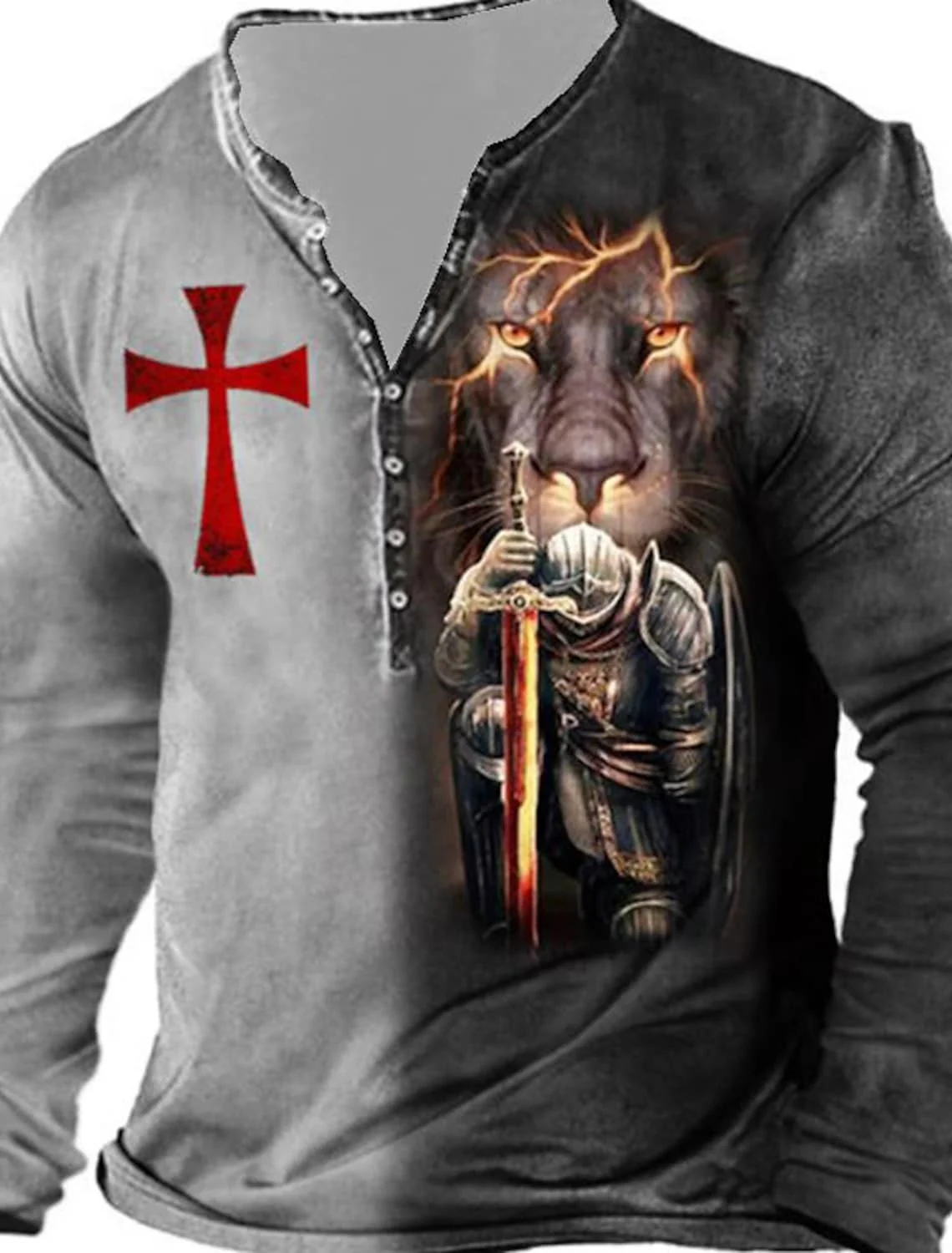 

Мужская футболка Хенли, футболка, футболка с 3D принтом, графический стиль, стиль размера плюс Henley, повседневные спортивные топы с длинным ру...