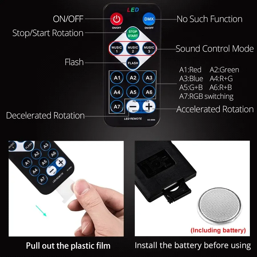 1 шт. USB-диско-шар