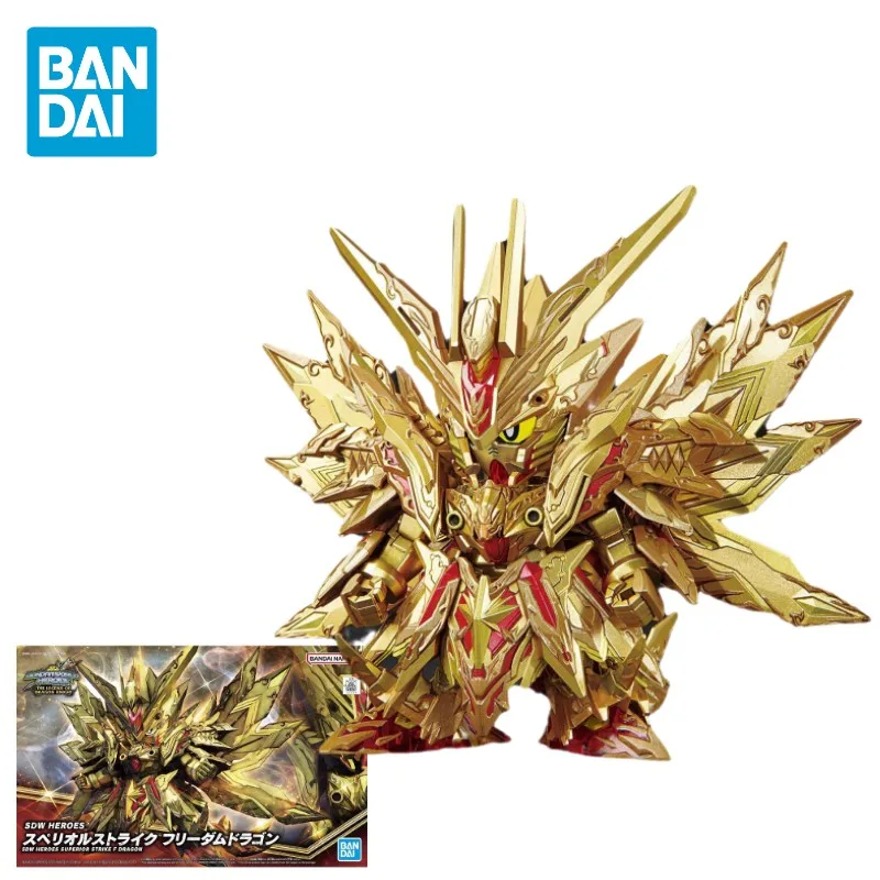 

Bandai Original GUNDAM Anime SDW HEROES THE LEGEND OF DRAGON KNIGHT Action Figure Assembly Model Toys Ornaments Gifts for Child