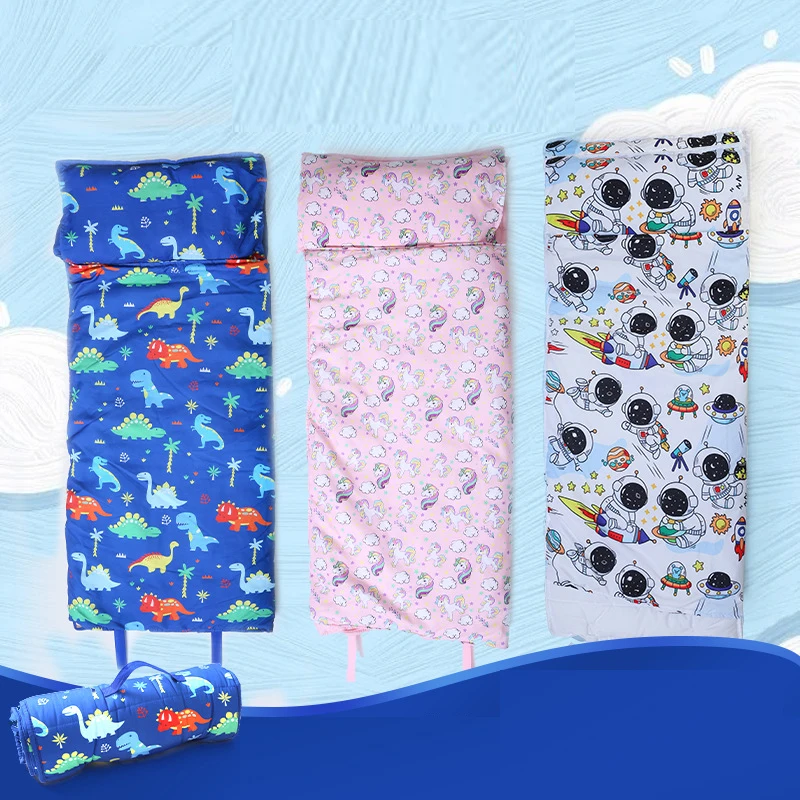 Kids Cocoon Cartoon Sleeping Bags Children's Cotton Animal S