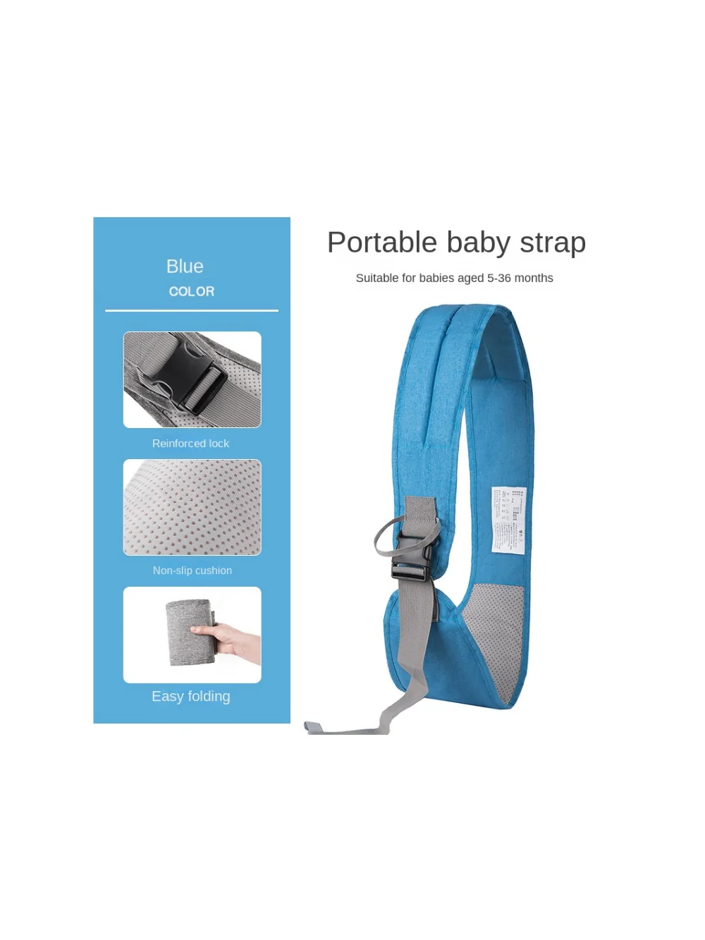 Baby carrier  new four-season convenient cross-body front hold type child carrier go out lightly hold baby waist stool