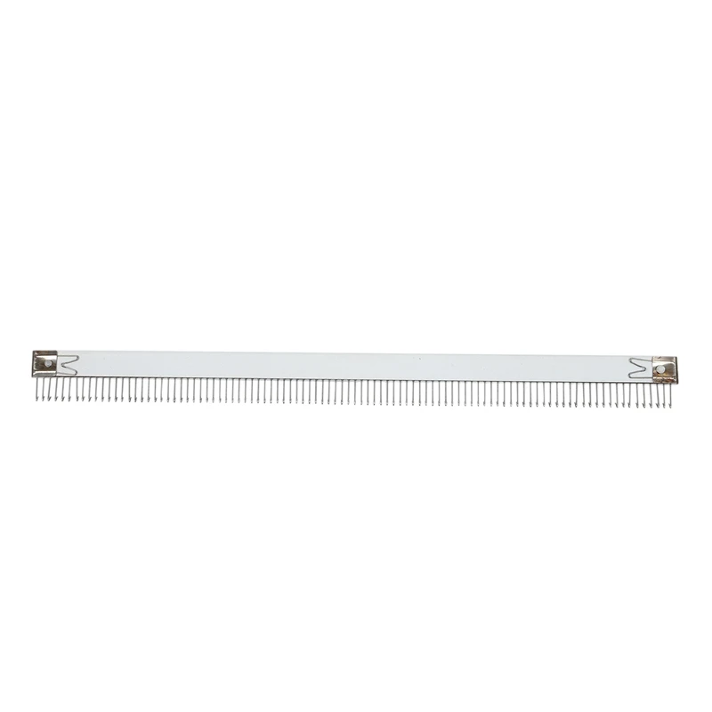 

Practical 18 Inch/46Cm Stainless Steel Silver Cast On Comb Knitting Machine For All 4.5Mm/9Mm For Brother Knitting Machine Needl