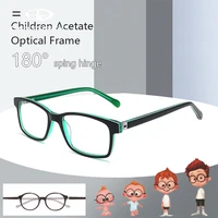 begreat anti blue light flexible optical frame acetate square spectacle computer anti fatigue boy girleyeglasses optical glasses