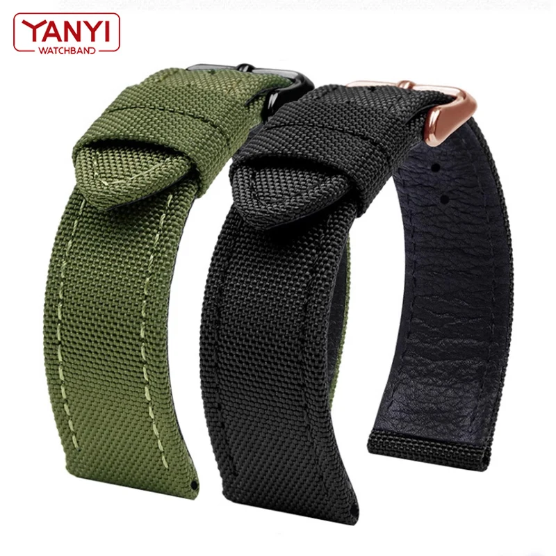 Нейлоновый Ремешок Для Часов Спортивный Браслет Унисекс Совместимый С