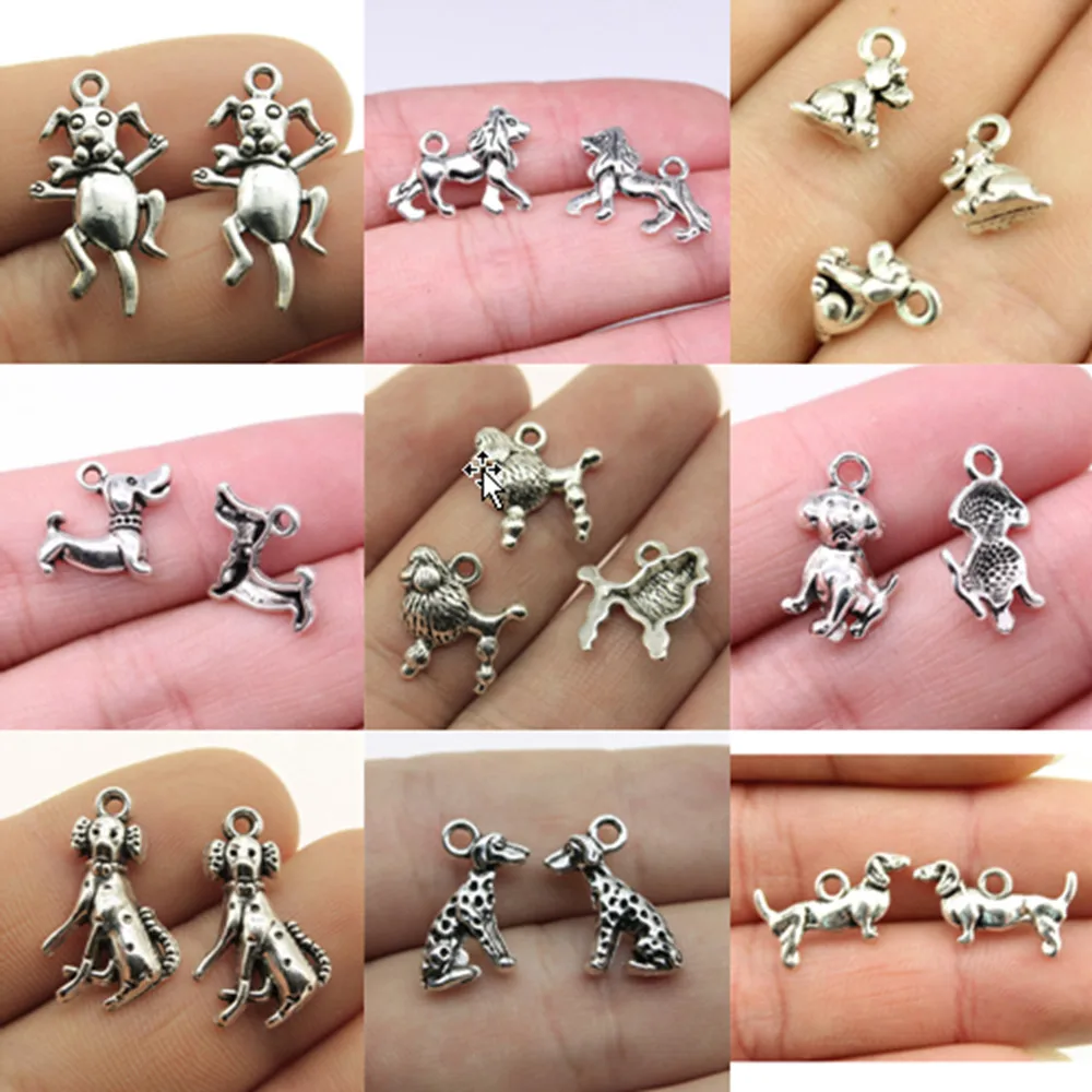 

Bulk Charms For Jewelry Making Kit Pendant Diy Jewelry Accessories Dog Charms