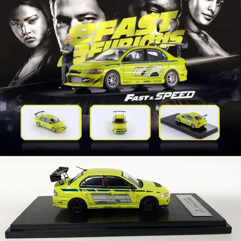 Игрушечная модель автомобиля Lancer EVO VII 7 быстрая скорость 1:64 литье под давлением