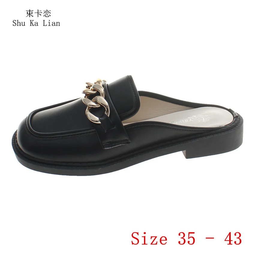 

Woman Slip On Shoes Slingbacks Loafers Student Flats Oxfords Women Flat Shoes Soft Comfortable Small Plus Size 35 - 43