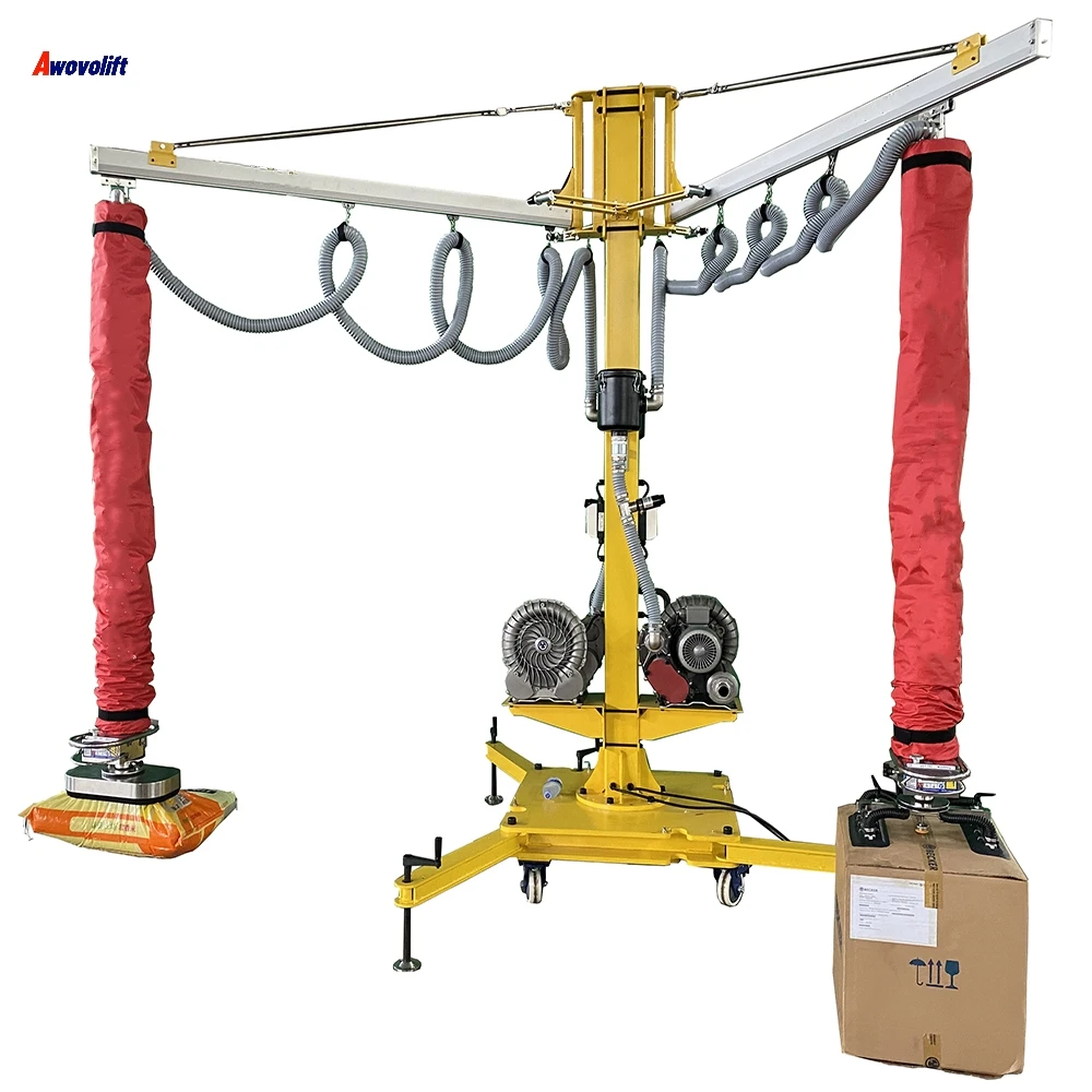 Фото Awovolift широко используемые подъемники, вспомогательные приборы для подъема, подъемное устройство, вакуумный подъемник для труб, вакуумные подъемные машины, деревянная панель, сумка, коробка №2