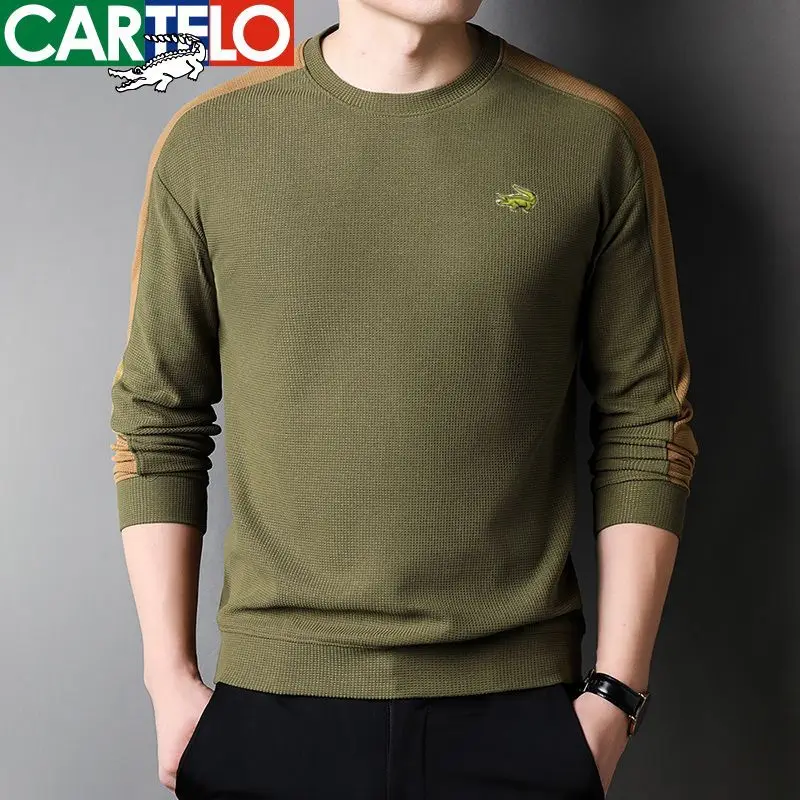 

Мужская футболка с длинным рукавом, с круглым вырезом