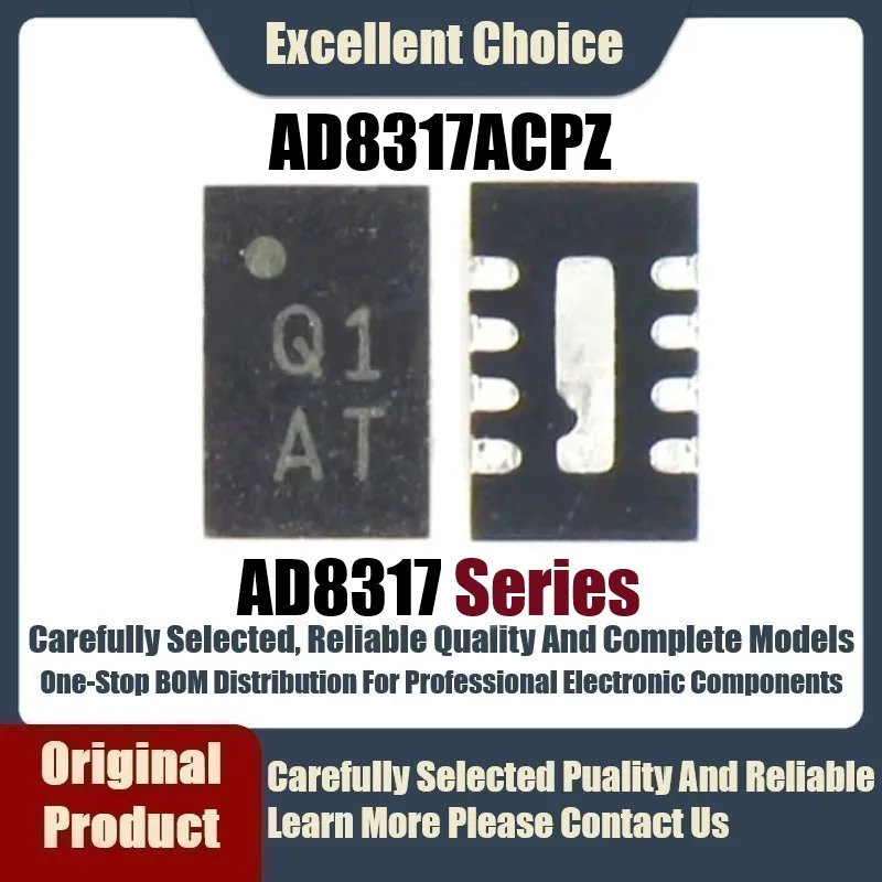 Оригинальный аутентичный SMD AD8317ACPZ AD8317ACPZ-R7 AD8317 в упаковке, Оригинальный оригинальный логарифмический усилитель микросхем обнаружения