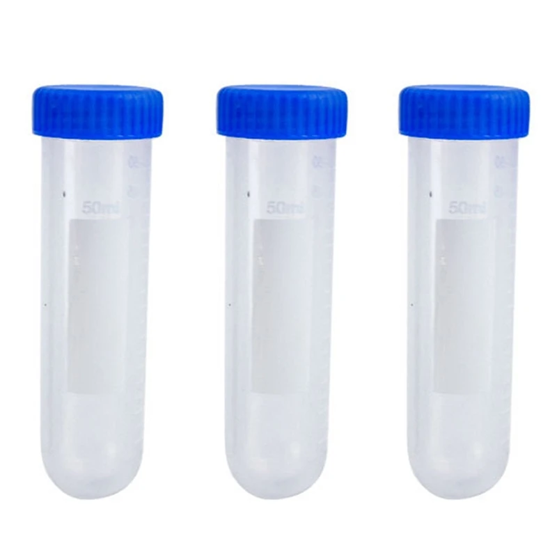

3pcs/Pack Clear 50ml Centrifuge Tubes Set for Student Teacher School Experiment