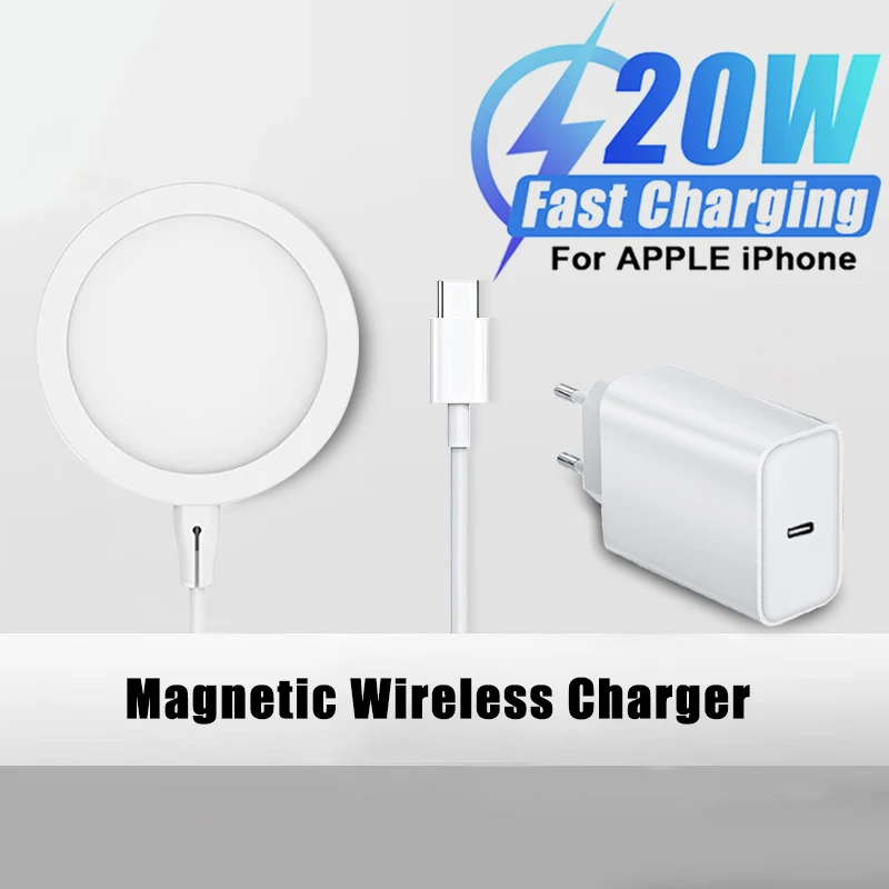 

Original PD 20W Magnetic Wireless Charger For Apple iPhone 14 12 11 13 Pro Max Plus Mini Fast Charging For iPhone XS XR Chargers