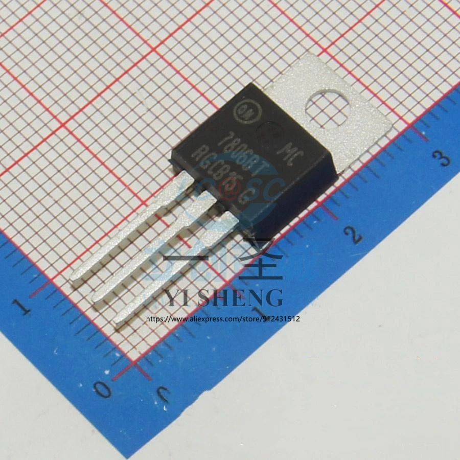 

10 шт./лот MC7806BTG onsemi TO-220(TO-220-3)
