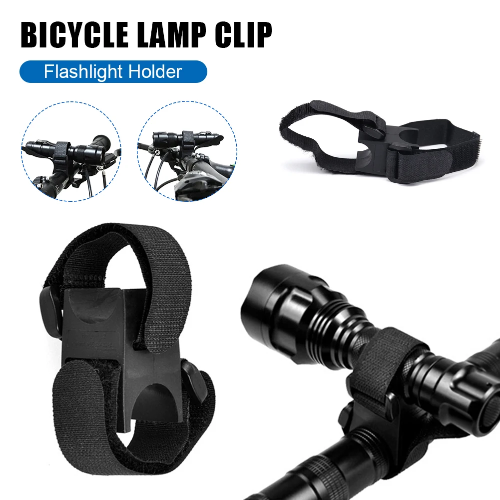 

Multifunctional Bike Strap Band Flashlight LED Tourch Mount Holder Bike Lock Clamp Holder Magic Band Mountain Bike Accessories