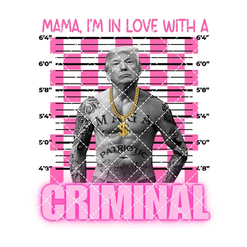 New Donald Trump America Iron On Heat Transfer Stickers For Clothes DTF Pinted Vinyl Thermal Appliques Washable T-Shirt Decal