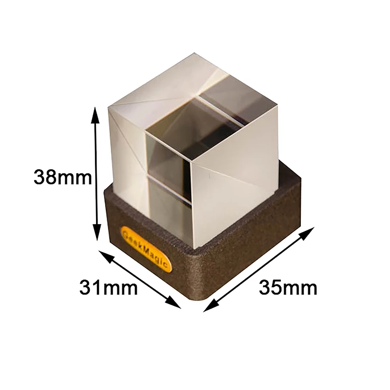 Хрустальный куб фото дисплей голографический Настольный Смарт Метеостанция