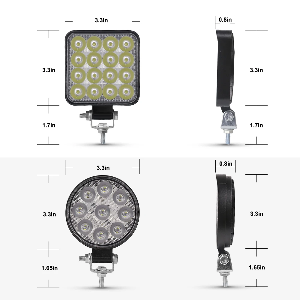 Фара Nlpearl для внедорожника 12 В 24 42 Вт