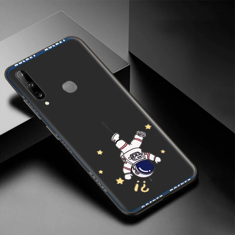 

Lovely Astronaut For Huawei P50 P40 P30 P20 Pro Lite 5G Phone Case Huawei P Smart 2019 2021 Carcasa Soft Back Coque