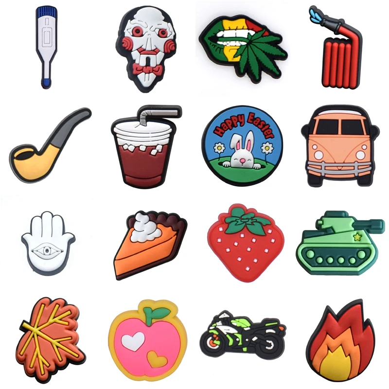 

Women Charm Shoe Charms Accessories Decorations PVC Buckle Decorations for Crocs Wholesale Bulk Gifts Pins Shoes Accessories