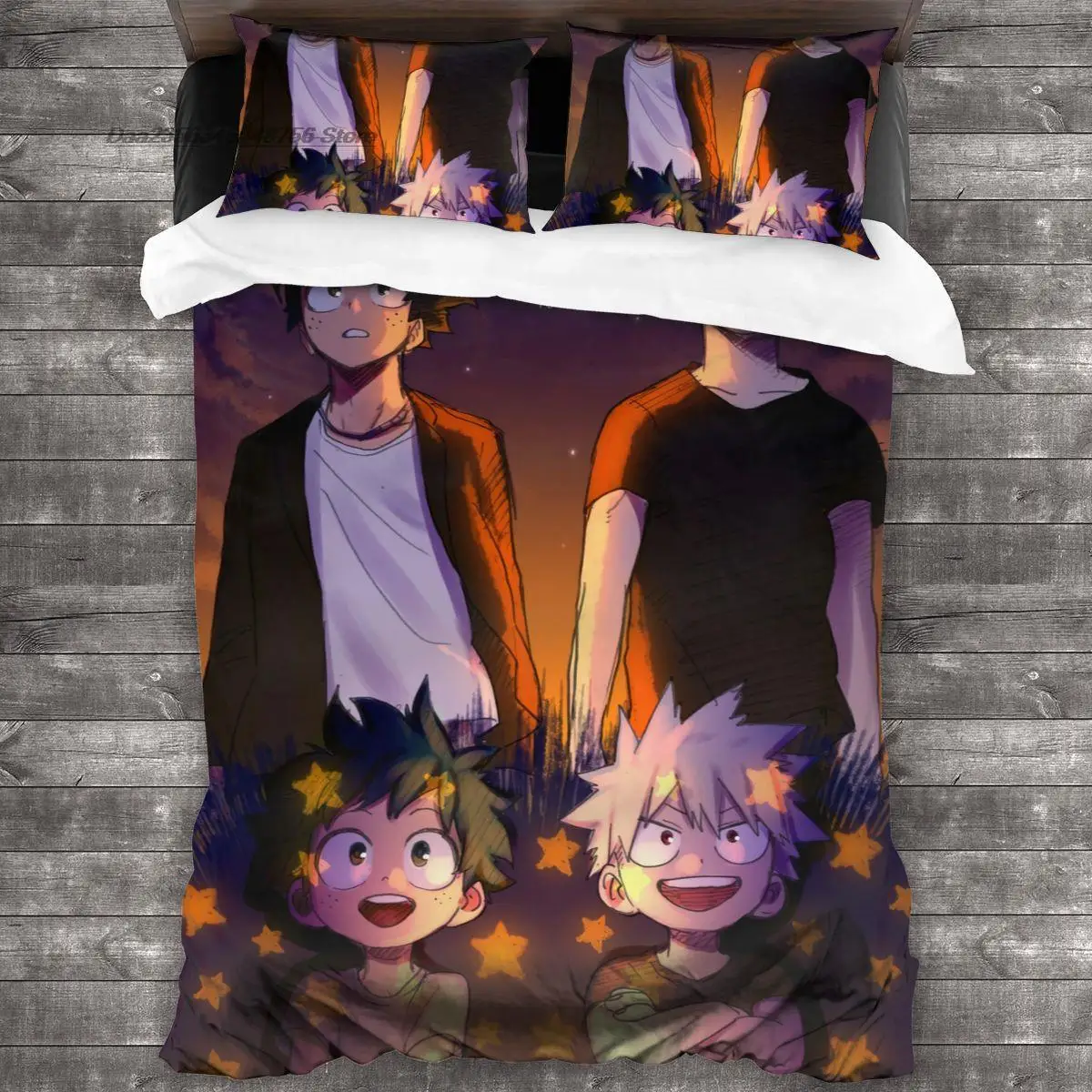 Модный комплект постельного белья с 3D принтом в стиле аниме My Hero Academia Single Twin Full Queen King Size, комплект постельного белья для взрослых и детей, комплекты пододеяльников для спальни (art.: 3920ced753e7d) - 3920ced753e7d