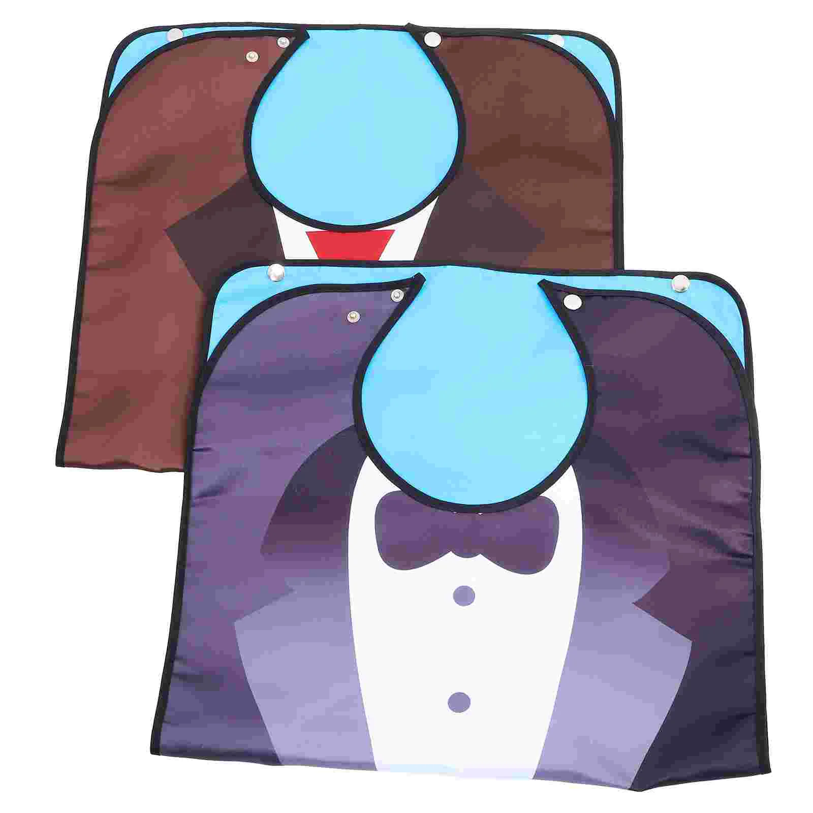 2 шт. нагрудники для взрослых фартук еды полиэстеровая одежда пациентов защита