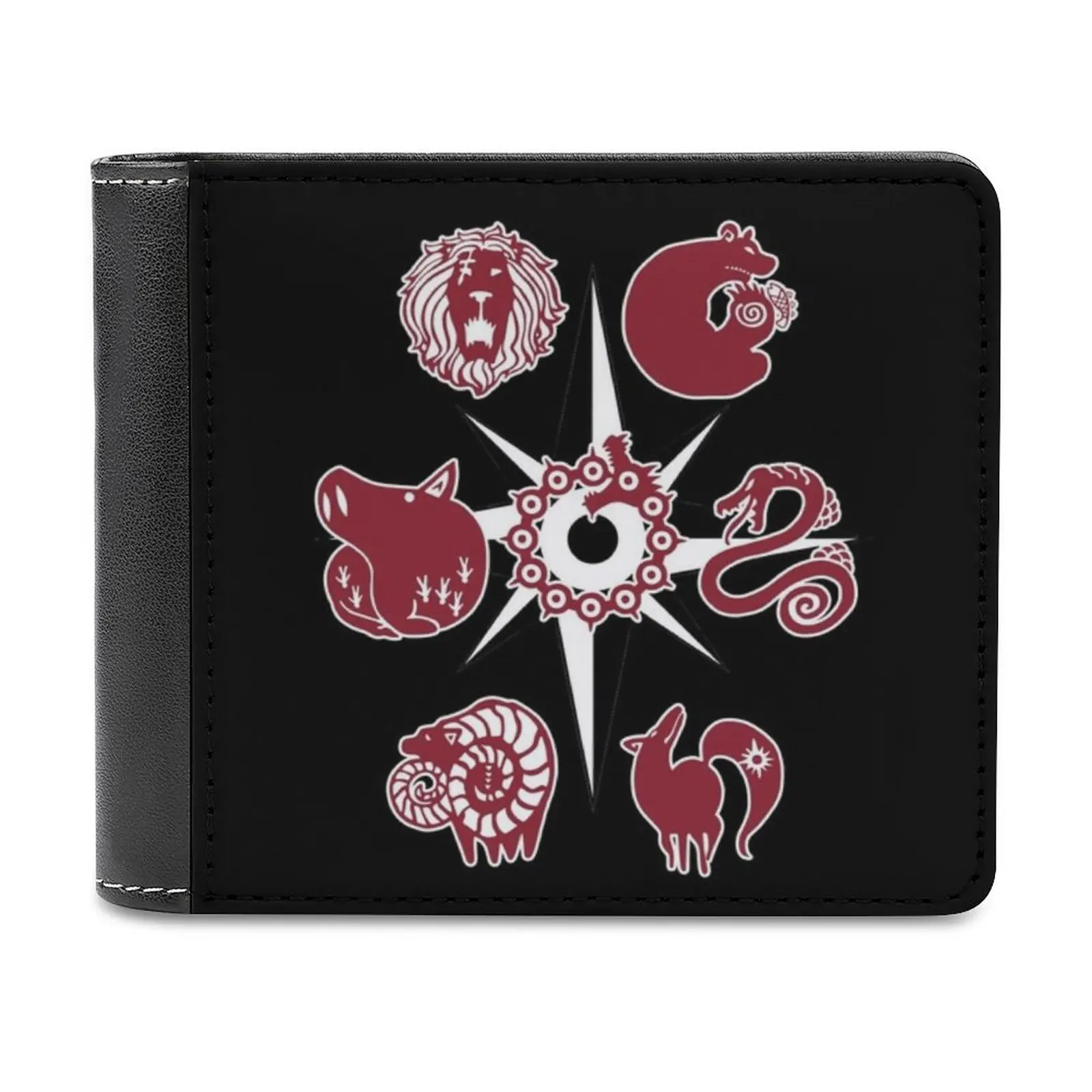 

Seven Deadly Tattoos Business Men Wallets Small Money Purses New Design Dollar Price Top Wallet Manga Anime Meliodas Elizabeth