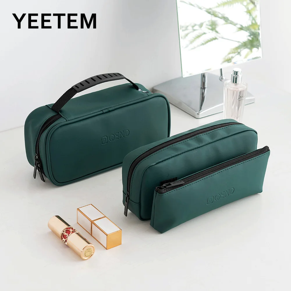 

Multifunctional Travel Toiletry Cosmetic Bag Storage New Portable Multi-layer Cosmetic Bag Korean Version Small Square Bag