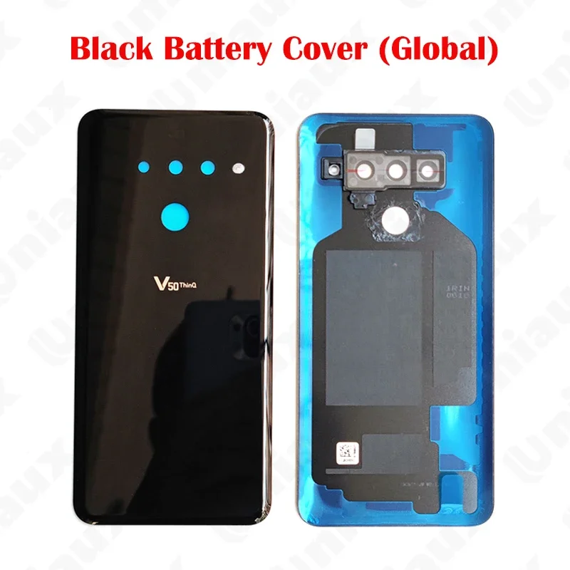 Стеклянная крышка батарейного отсека для LG V50 ThinQ 5G LM-V500N V500 задняя стеклянная