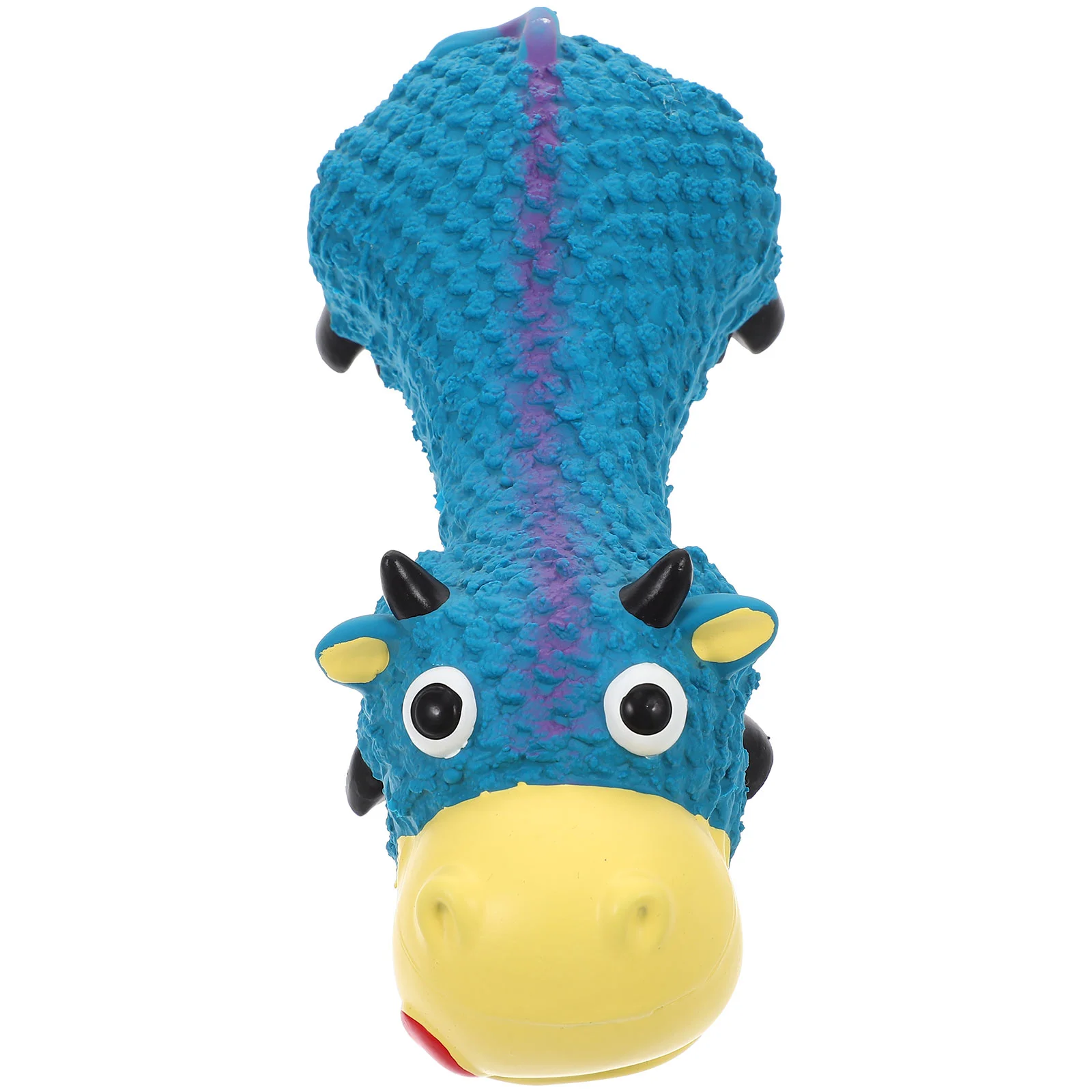 

Dog Chewing Toy Small Puppy Squeaking Teething Plaything Pet Cow Shape Biting Toy