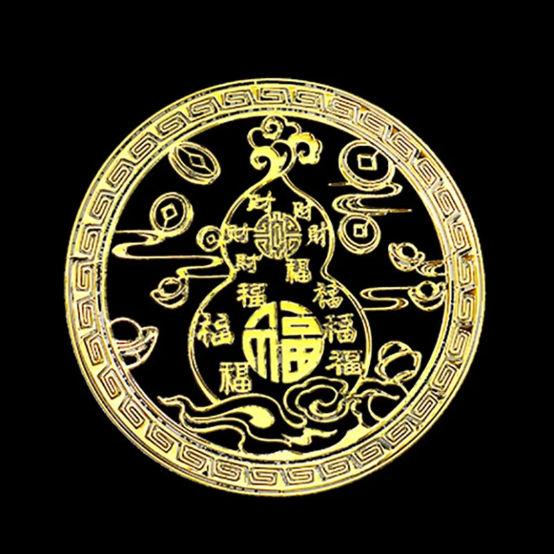 Металлическая Тыква от двери до наклейки счастливое богатство дом фэн-шуй