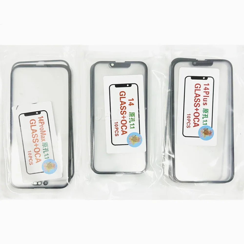 5 шт. стекло с OCA для телефона 16 16Plus 16Pro 16ProMax ЖК-сенсорный экран внешняя стеклянная