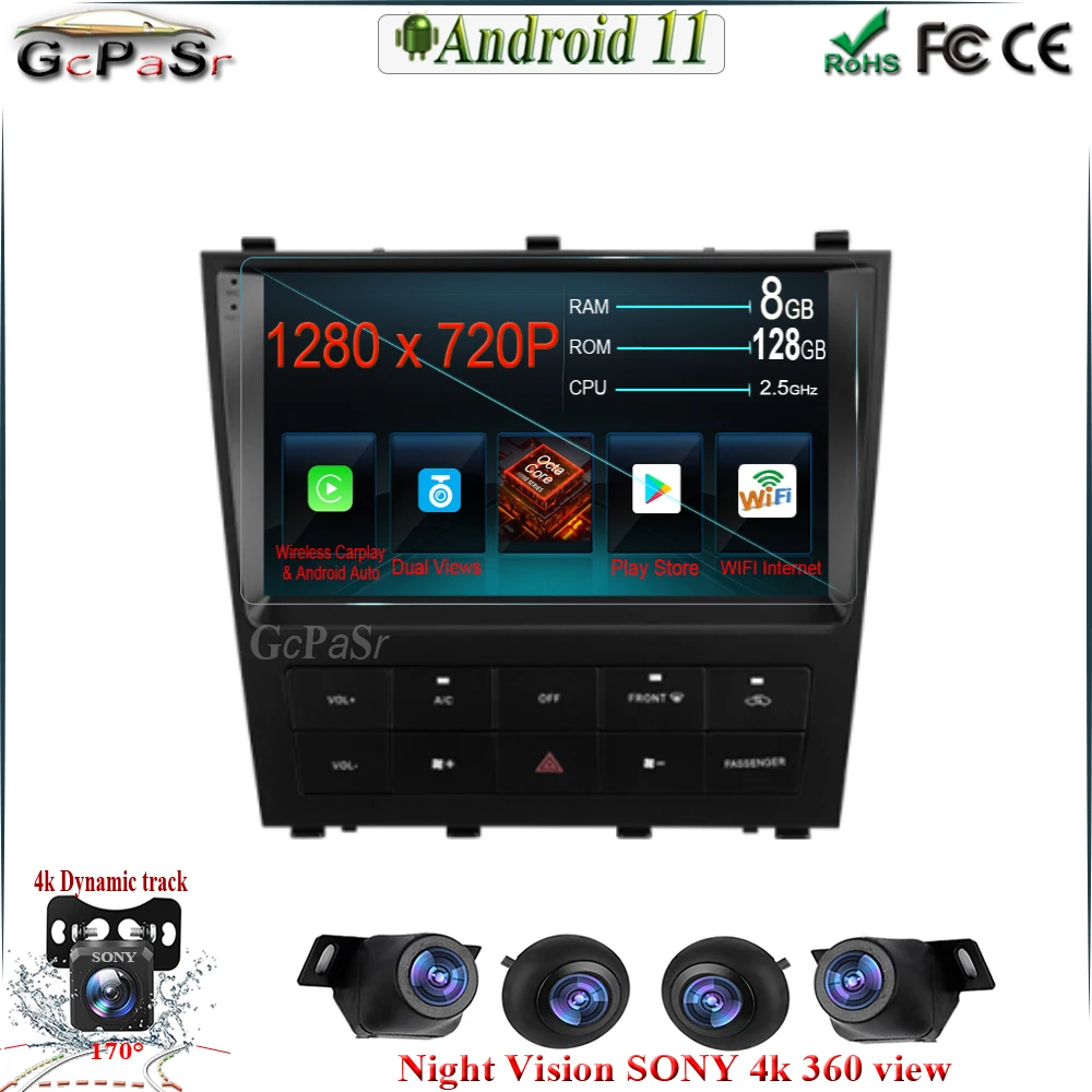

9 "Android 11 для Lexus IS200 XE10 1999 - 2005 для Toyota Altezza XE10 1998 - 2005 видео мультимедийный для автомобиля GPS