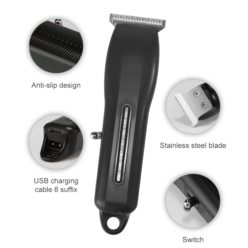 Hair Clipper Oil Head Electric Push Shear USB Charging Hair Trimmer for Men Women Household Travel Electric Barber Machine enlarge