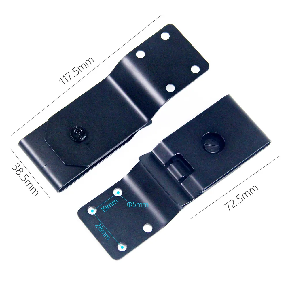 6 шт. поворотные металлические зажимы для ремня QingGear