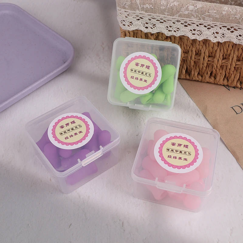 12 шт. силиконовые вакуумные приспособления для лица и глаз массажная банка