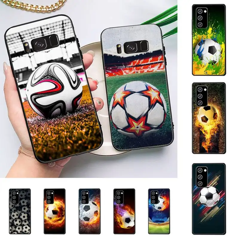 

Football soccer bal Phone Case For Samsung Galaxy Note 10Pro Note 20ultra cover for note20 note10lite M30S Back Coque