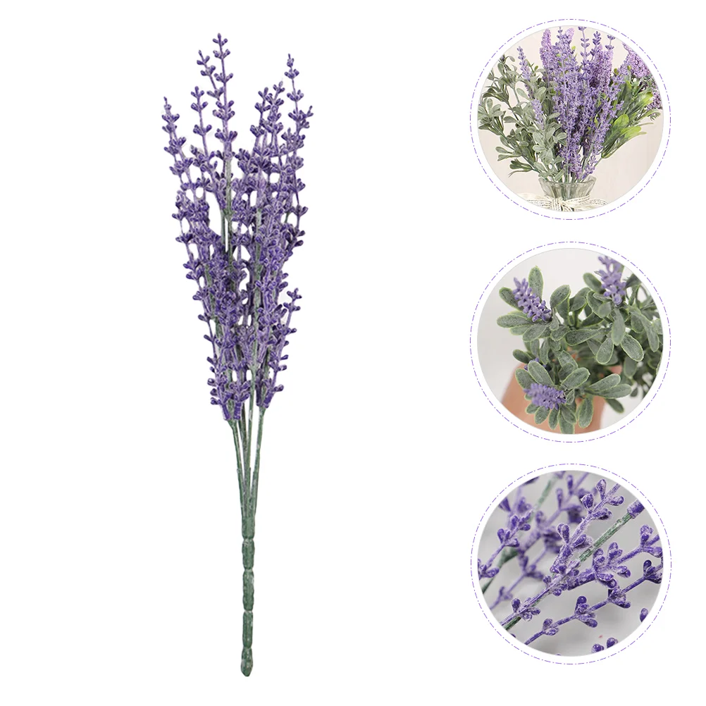 

Simulated Lavender Decor Wedding Fake Lavender with Stems Lavender Arrangement